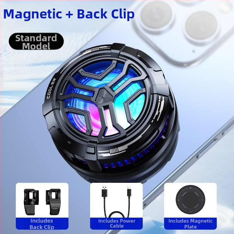 LZ-F26 chladič pre smartfón s magnetickým uchytením, 60 g, 10 W, Type-C, ABS hliníková zliatina