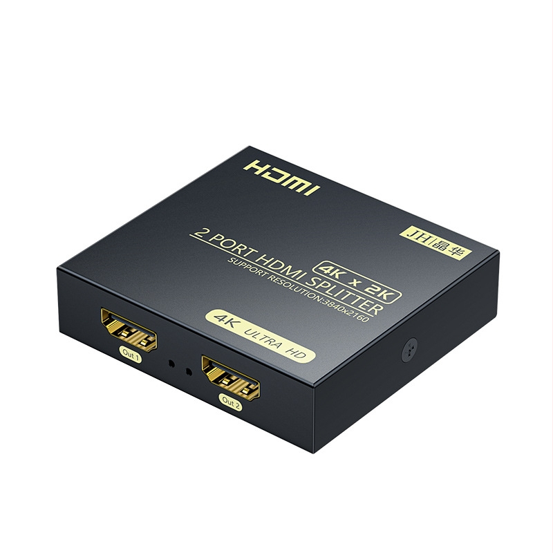 Jinghua HDMI 4-portový splitter, 1 vstup / 4 výstupy, 4K60Hz, model F131, napájanie 3C
