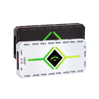 ARGB ovládač ventilátorov s bezdrôtovým diaľkovým ovládaním, 5V 3Pin vstup, PWM riadenie, hub pre ARGB ventilátory do skrinky