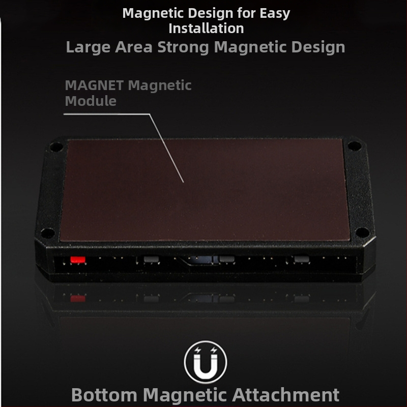 ARGB ovládač ventilátorov s bezdrôtovým diaľkovým ovládaním, 5V 3Pin vstup, PWM riadenie, hub pre ARGB ventilátory do skrinky