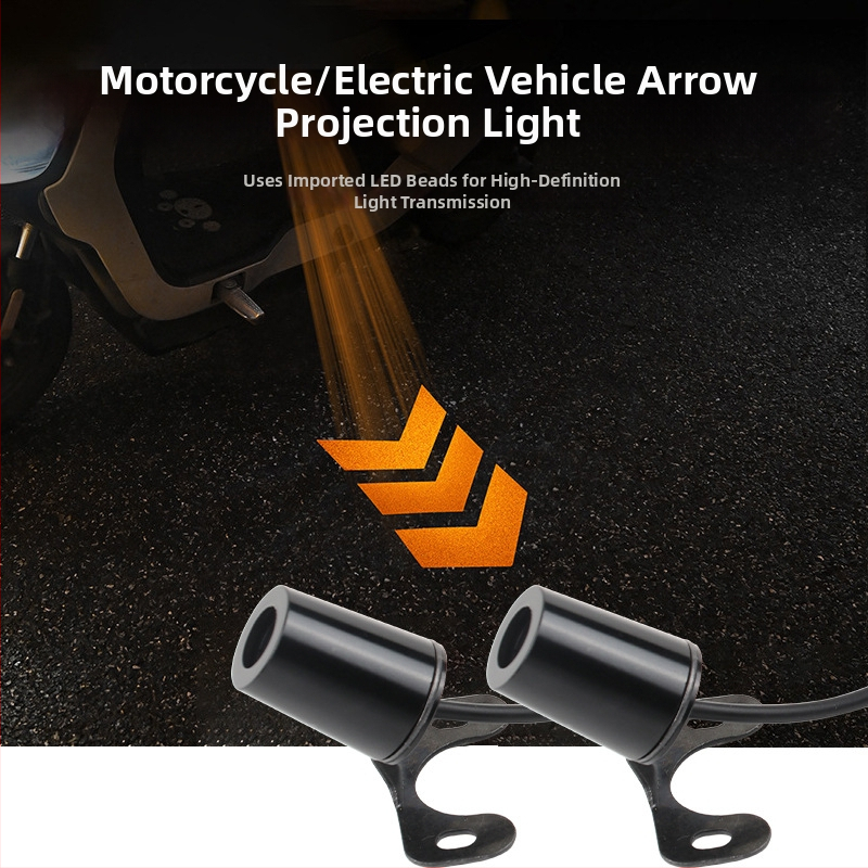 Motorkerékpár LED angyal szárnyak üdvözlő fény — univerzális illeszkedés, projekciós nyíl, hangulatvilágítás; modell Mks-0098, 3W, 9V, 0.2A