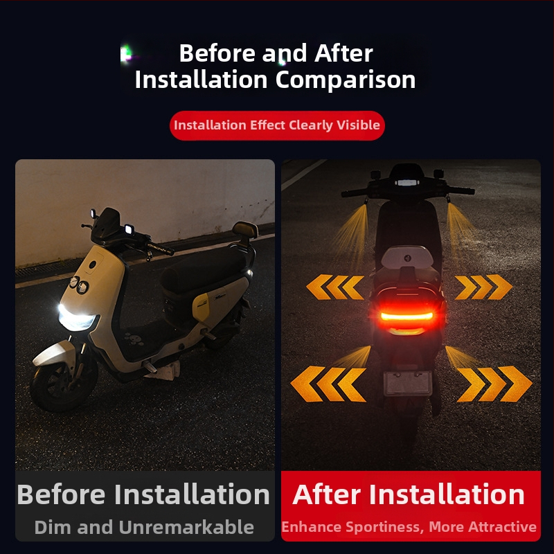 Motorkerékpár LED angyal szárnyak üdvözlő fény — univerzális illeszkedés, projekciós nyíl, hangulatvilágítás; modell Mks-0098, 3W, 9V, 0.2A