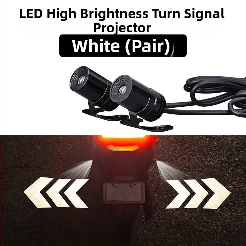 Motorkerékpár LED angyal szárnyak üdvözlő fény — univerzális illeszkedés, projekciós nyíl, hangulatvilágítás; modell Mks-0098, 3W, 9V, 0.2A