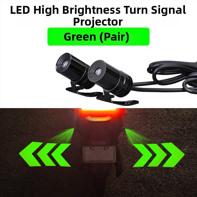 Motorkerékpár LED angyal szárnyak üdvözlő fény — univerzális illeszkedés, projekciós nyíl, hangulatvilágítás; modell Mks-0098, 3W, 9V, 0.2A