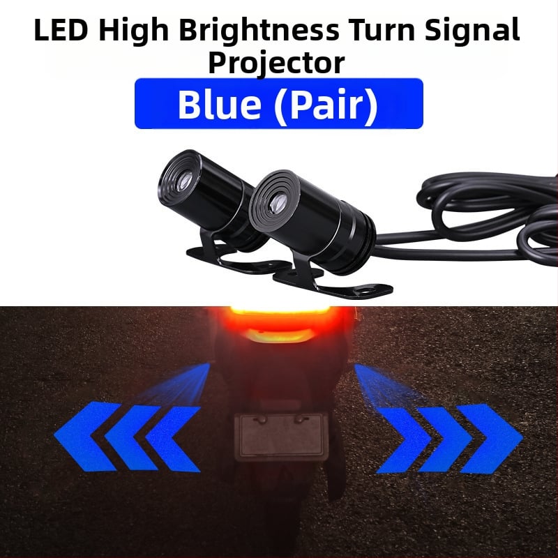 Motorkerékpár LED angyal szárnyak üdvözlő fény — univerzális illeszkedés, projekciós nyíl, hangulatvilágítás; modell Mks-0098, 3W, 9V, 0.2A