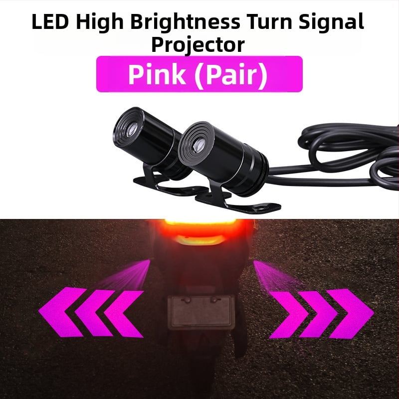 Motorkerékpár LED angyal szárnyak üdvözlő fény — univerzális illeszkedés, projekciós nyíl, hangulatvilágítás; modell Mks-0098, 3W, 9V, 0.2A