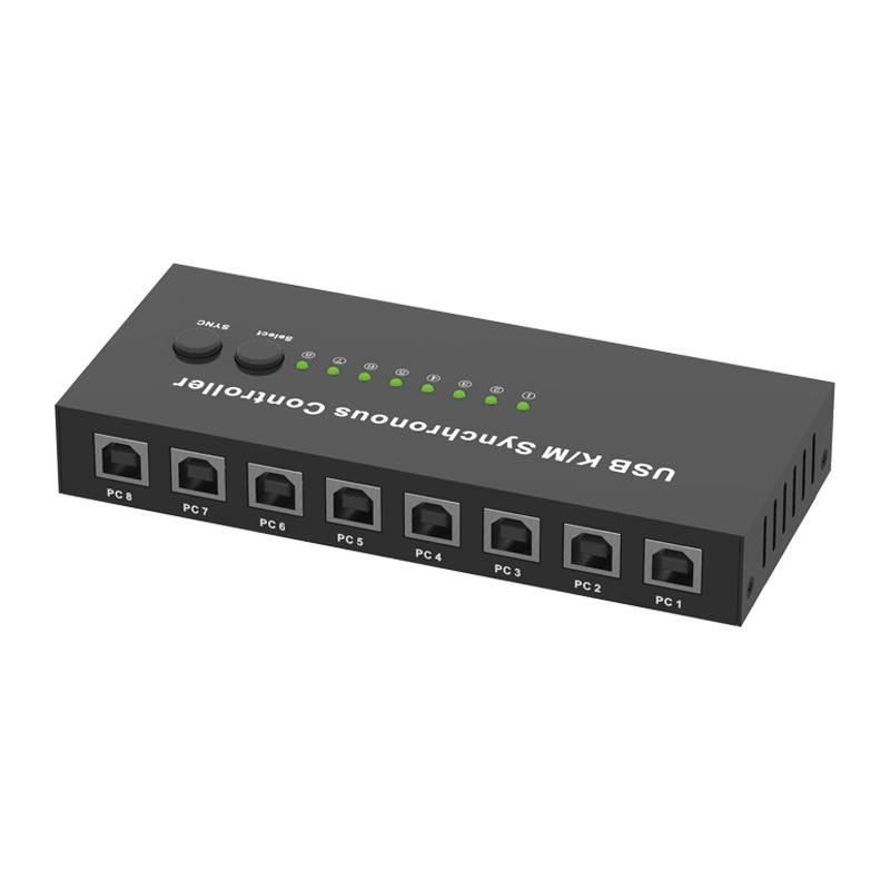 USB KVM prekidač s 2/4/8 portova za dijeljenje tipkovnice i miša među više računala