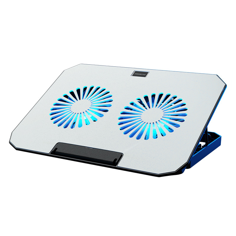 Chladič za notebook N22 s dvije toplinske cijevi, hidraulički ležaj, ABS kućište, 1200 RPM, USB dva porta