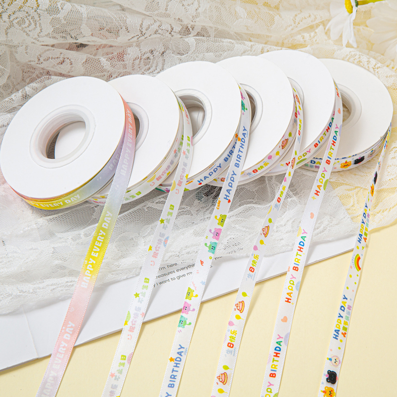 Poliester dekorativna traka za pakiranje darova, pogodna za vjenčanja, pokrivalo za glavu, odjeću, pakiranje cvijeća i torti