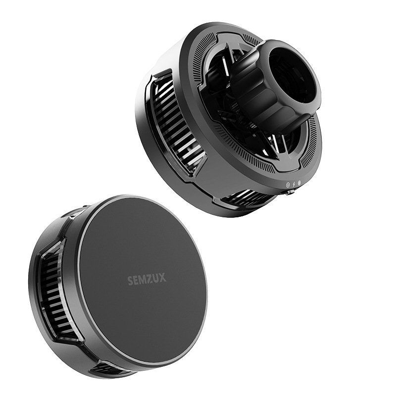 Stalak za mobitel s bežičnim punjenjem i poluvodičkim hlađenjem za gaming i livestream, magnetsko pričvršćivanje, model Pupil-6001, 9W, ABS+PC+aluminijska legura, Type-C sučelje