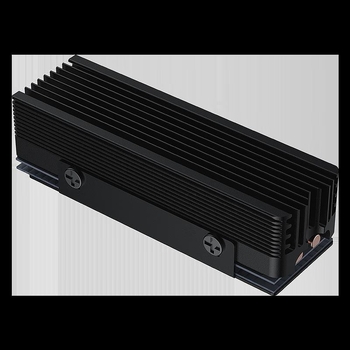 SSD-V3 M.2 2280 NVMe rashladni blok s dvije toplovodne cijevi, bakarno-aluminijska smjesa, mrežasti dizajn