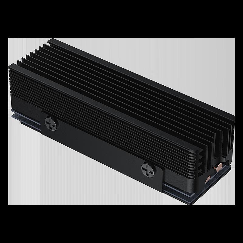 SSD-V3 M.2 2280 NVMe rashladni blok s dvije toplovodne cijevi, bakarno-aluminijska smjesa, mrežasti dizajn
