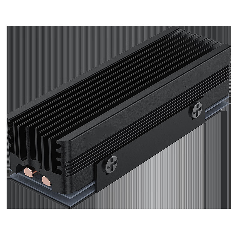 SSD-V3 M.2 2280 NVMe rashladni blok s dvije toplovodne cijevi, bakarno-aluminijska smjesa, mrežasti dizajn