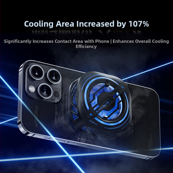 Μαγνητικό κλιπ ψύξης πίσω για Black Shark 3 Pro, Type-C διεπαφή, ABS περίβλημα, λειτουργία ψύξης