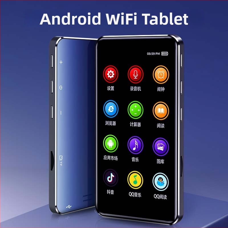 M26 MP4 плеър с тъч скрийн, Bluetooth, Android таблет функции, поддръжка за TF карта и четец на електронни книги