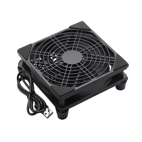 Ventilator de răcire pentru router, ABS, rulment cu ulei, 1500 RPM, funcționare silențioasă