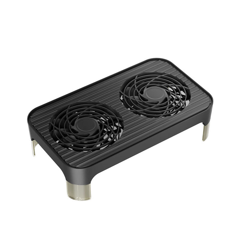 Z-X4 Bază de răcire pentru router, cu două ventilatoare de 14 cm, alimentare USB