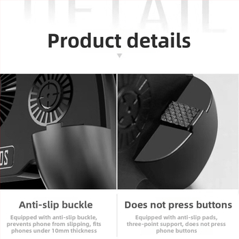 Ασύρματος ελεγκτής παιχνιδιών από κράμα για iPhone και Android τηλέφωνα, 210 g