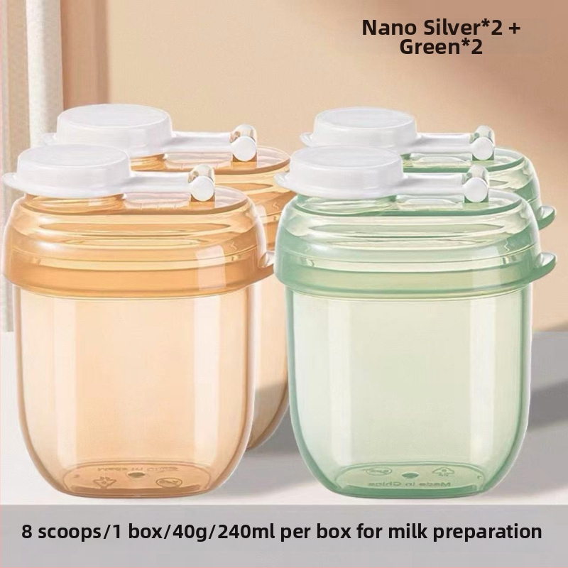 Dijin prijenosna podijeljena kutija mlijeka u prahu za jednu porciju, otporna na vlagu, za bebe 0–1 godina