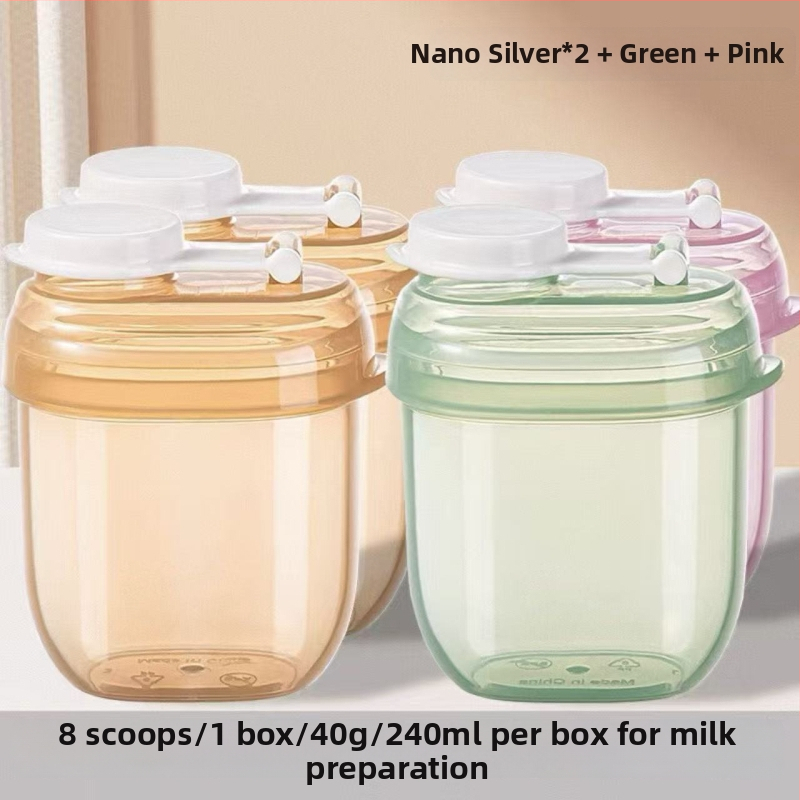 Dijin prijenosna podijeljena kutija mlijeka u prahu za jednu porciju, otporna na vlagu, za bebe 0–1 godina