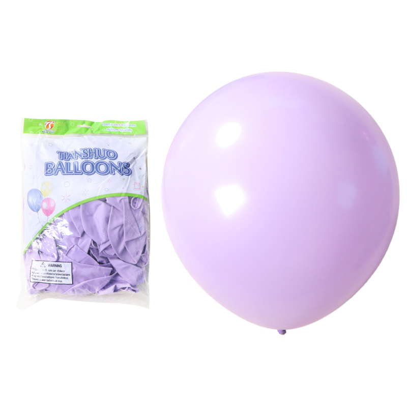 Lateksni okrugli balon – Brend: Tianshuo; Materijal: lateks; Oblik: okrugli; Ispis logotipa: Ne; Pogodno za: Rođendan, Božić, Dan zaljubljenih, Proljetni festival, Tanabata, Vjenčanje