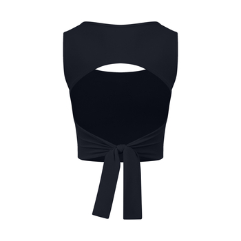 Sutien sport pentru femei, top de tip vestă pentru alergare, cupă completă, cupă model mediu, bretele fixe duble, material principal nylon 80%, căptușeală nylon 80%