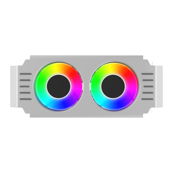 D50 memorijski ARGB hladnjak s PWM kontrolom temperature, dualni ventilator, DDR4/DDR5 potpuno pokrivanje, 5V sinkronizacija