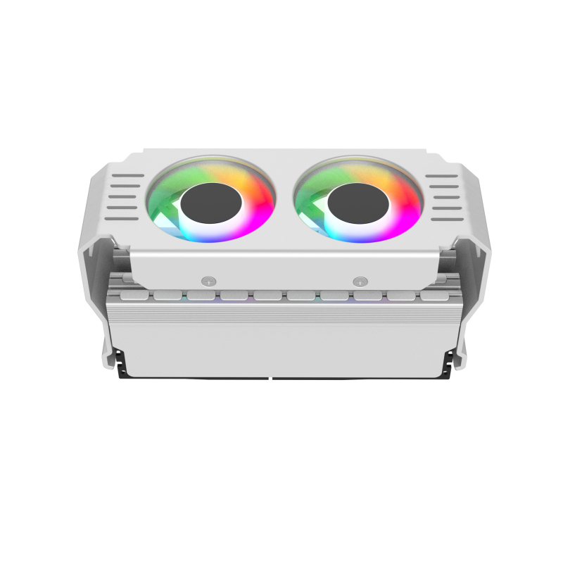 D50 memorijski ARGB hladnjak s PWM kontrolom temperature, dualni ventilator, DDR4/DDR5 potpuno pokrivanje, 5V sinkronizacija