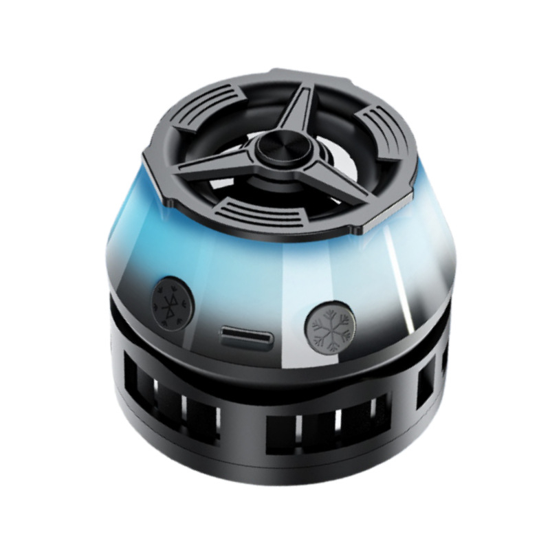 Zl18 Cooler magnetic pentru telefon cu răcire pe bază de semiconductori și difuzor Bluetooth încorporat – 10W, ABS, USB-C, 106g
