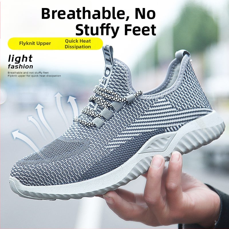 Защитни работни обувки, Flywoven мрежа, стоманен нос, антиударно и антипробивно, леки и дишащи (стоманен нос; антиударно и антипробивно; Flywoven мрежа)