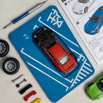 A7 Plastična ploča za alate za modele automobila – Višenamjenska ploča za parkiranje modela (Model: A7 • Materijal: Plastika • Marke: German Capital)