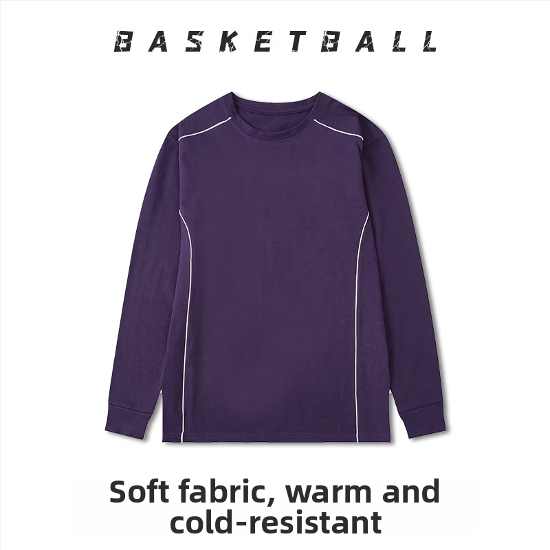 Dlhé rukávy basketbalový tréningový dres – priedušný, rýchloschnúci, 100% polyester, okrúhly výstrih, unisex