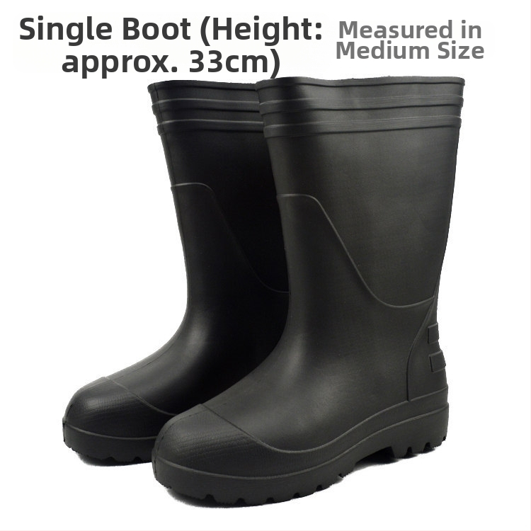 Унисекс EVA пяна водни обувки — високи ботуши, водоустойчиви и маслоустойчиви, леки и топли за есен и зима