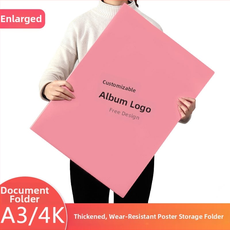 Umelecké portfólio – plast, model A2 brožúra, 20–30 strán, hrúbka 5, hrúbka materiálu 100