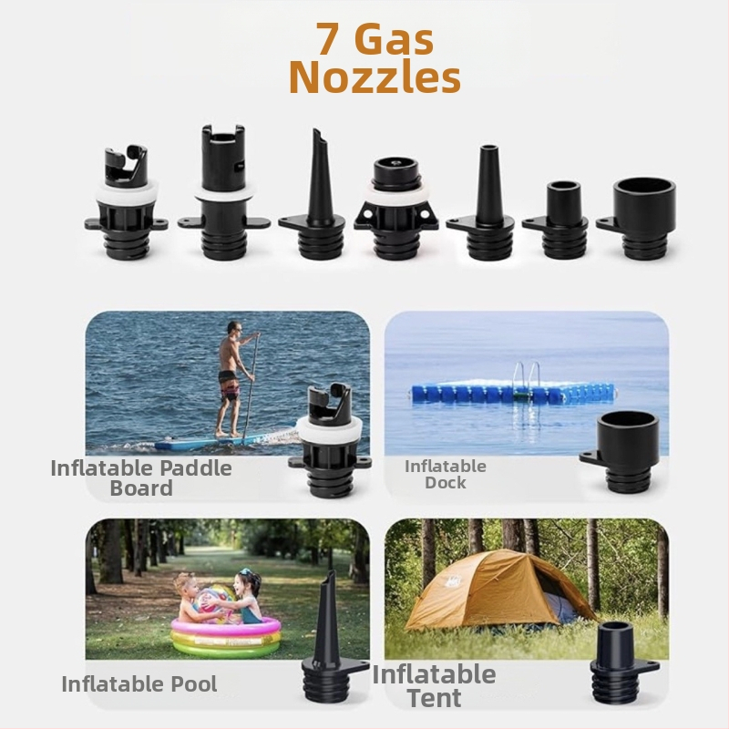 Електрическа помпа за SUP с до 20 PSI, интелигентно двустепенно надуване, двойен цилиндър, 72V, 120W, цифров дисплей