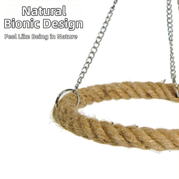 Papagáj bavlnené lano s otáčajúcou sa lezeckou oporou — pôvod: Shandong; vek: dospelý; importované: Nie; druh: vták