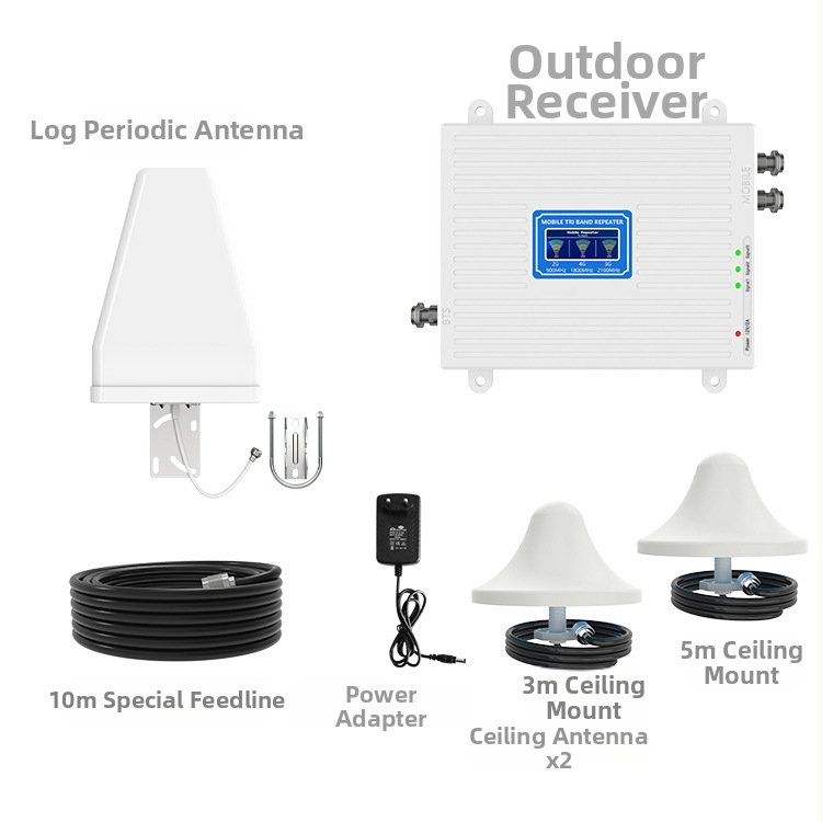 Mobilný zosilňovač signálu pre GSM/DCS/NR3/4G/5G – 800–2600 MHz, siete GSM/DCS/WCDMA/2G/3G/4G/5G, pokrytie 200–1000 ping, hmotnosť 1 kg, model gsm/3g/dcs