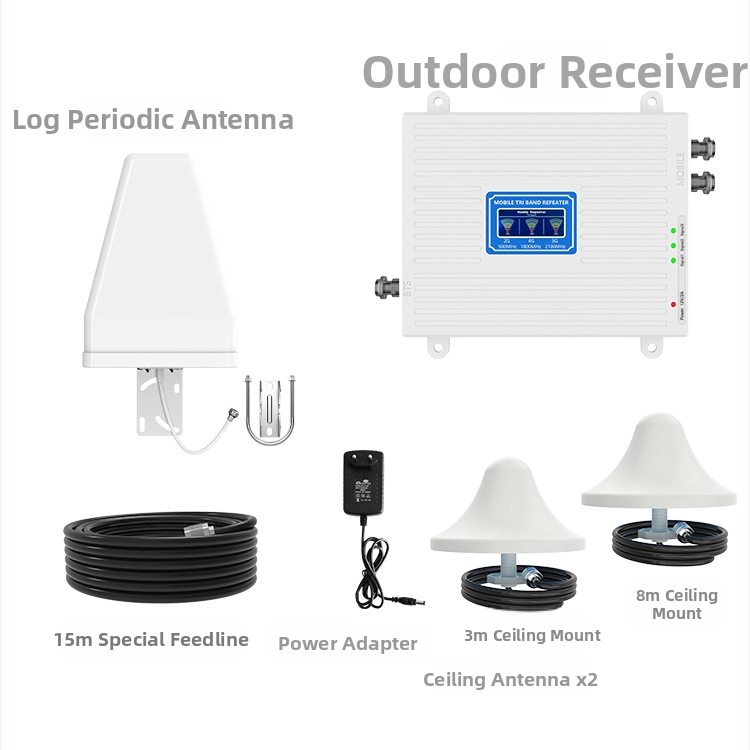 Mobilný zosilňovač signálu pre GSM/DCS/NR3/4G/5G – 800–2600 MHz, siete GSM/DCS/WCDMA/2G/3G/4G/5G, pokrytie 200–1000 ping, hmotnosť 1 kg, model gsm/3g/dcs
