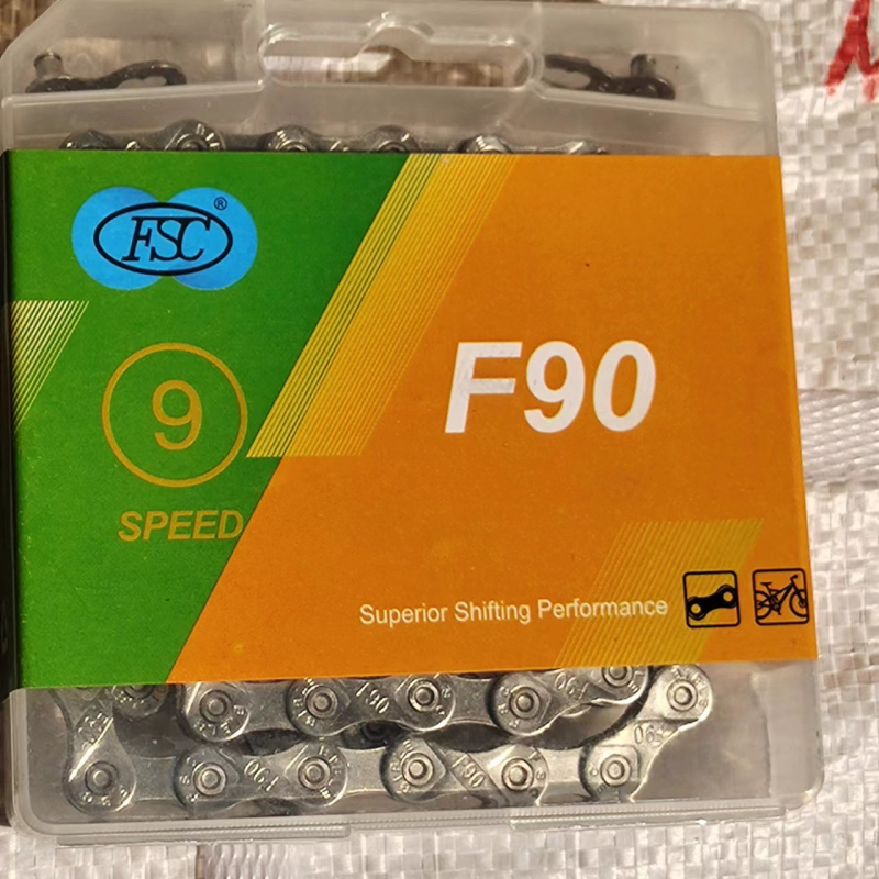 Αλυσίδα ποδηλάτου FSC, Section 116, συμβατή με 8-12 ταχύτητες, από χάλυβα υψηλής περιεκτικότητας σε άνθρακα, αντοχή ελκτικής 150 kg