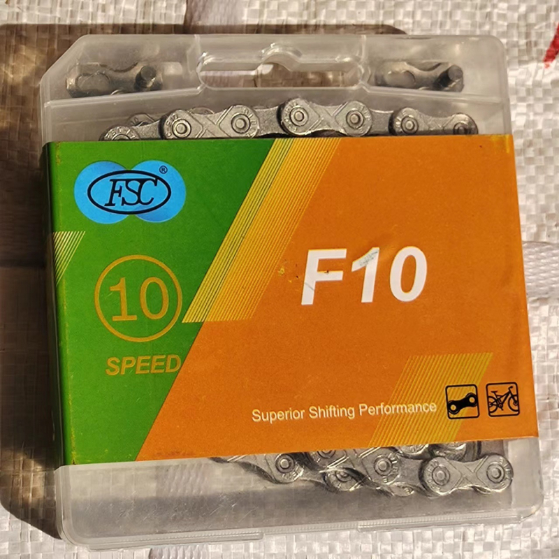 Αλυσίδα ποδηλάτου FSC, Section 116, συμβατή με 8-12 ταχύτητες, από χάλυβα υψηλής περιεκτικότητας σε άνθρακα, αντοχή ελκτικής 150 kg