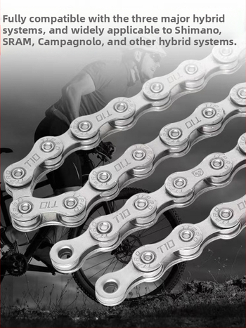 TTPRO reťaz na bicykel pre horské aj cestné bicykle, 8/9/10/11/12 rýchlosti, vysokouhlíková oceľ, 116 pitch
