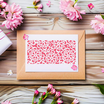 Молд за латe арт украса на торта – PET материал, DIY текстурен шаблон, лесно за почистване