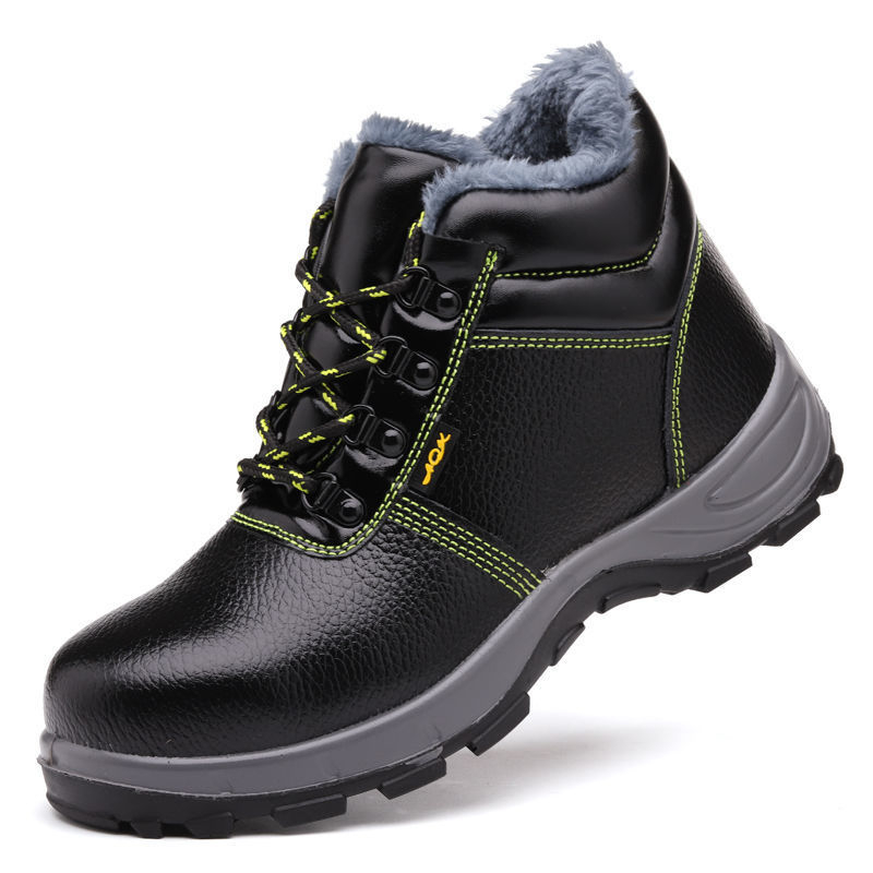 Обувки за трудова защита със стоманен нос – антиударни, антипроколни, антистатични, изолирани; материал: embossed телешка кожа + PU подметка