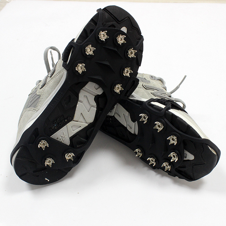 LX silikonski kramponi za cipele s 10 zubima, zimsko planinarenje, protuklizno