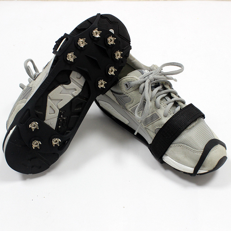 LX silikonski kramponi za cipele s 10 zubima, zimsko planinarenje, protuklizno