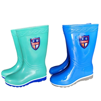 Jun Jing Ženske vodootporne protuklizne radne gumene čizme od PVC s brzo sušećom podstavom