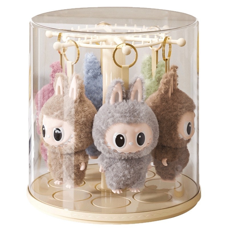 Cutie de depozitare pentru figuri, transparentă PET, protecție împotriva prafului, capacitate 10 L, imprimare logo disponibilă