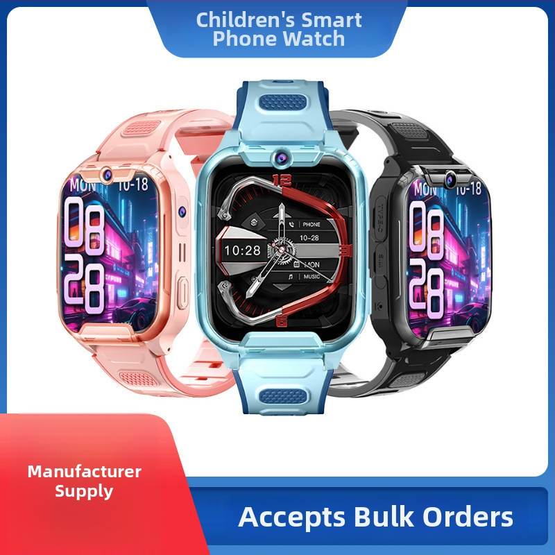 Brățară de poziționare pentru copii — Ceas inteligent cu slot pentru card, impermeabil, cameră, Bluetooth, Android compatibil