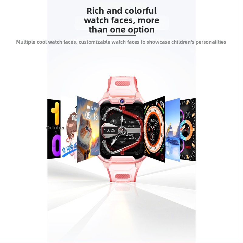 Brățară de poziționare pentru copii — Ceas inteligent cu slot pentru card, impermeabil, cameră, Bluetooth, Android compatibil