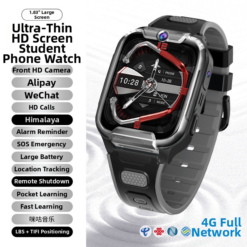 Brățară de poziționare pentru copii — Ceas inteligent cu slot pentru card, impermeabil, cameră, Bluetooth, Android compatibil